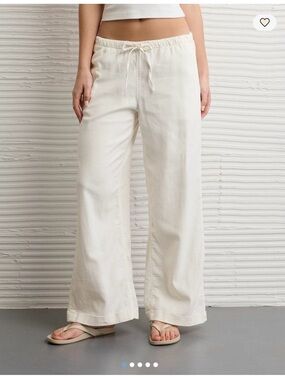 American Eagle Outfitters Wide-Leg Drawstring Pants